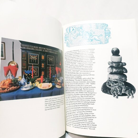 Christmas in Scandinavia World Book Series 1977 Treats Music Decorations Plates - Picture 10 of 12